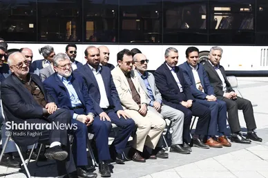 گزارش تصویری | آیین رونمایی از ۱۸ دستگاه اتوبوس جدید
