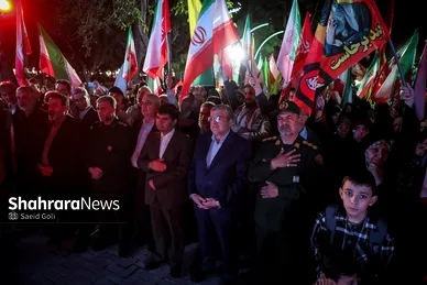 گزارش تصویری | آیین رونمایی از یادمان شهدای گمنام بوستان ملت