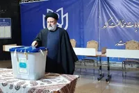 رئیس‌جمهور رأی خود را به صندوق انداخت + ویدئو