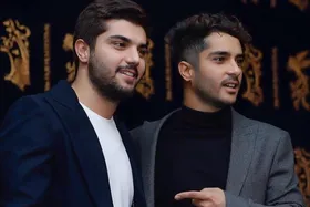 ویدئو| سینا مهراد و ساعد سهیلی به تماشای &laquo;سیاوش&raquo; نشستند