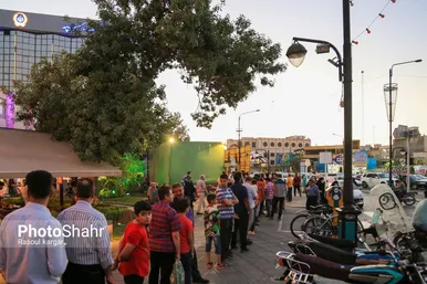 حال و هوای شهر مشهد در شب عید غدیر خم
