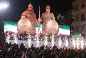 مراسم رونمایی از مجسمه &laquo;والرین&raquo; برگزار شد + فیلم