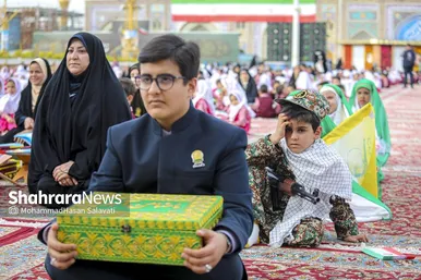 گزارش تصویری | مراسم «فرشتگان مقاومت» یادبود شهدای مظلوم میناب در حرم مطهر امام رضا (ع)