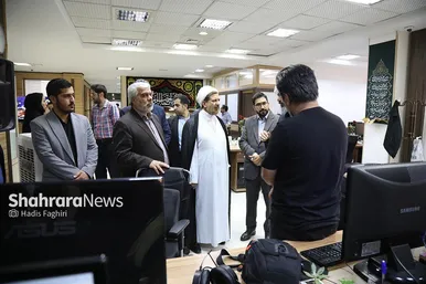 بازدید جمعی از مسئولین شهری و استانی مشهدمقدس از موسسه فرهنگی شهرآرا (۵) (۱۷ مرداد ۱۴۰۳)
