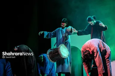 گزارش تصویری | نمایش آیینی نیمه شب وقایع دهه فاطمیه (س) در مشهد