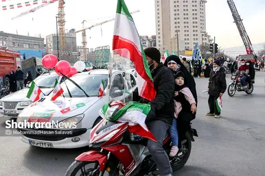 راهپیمایی خودرویی ۲۲ بهمن در مشهد - ۲