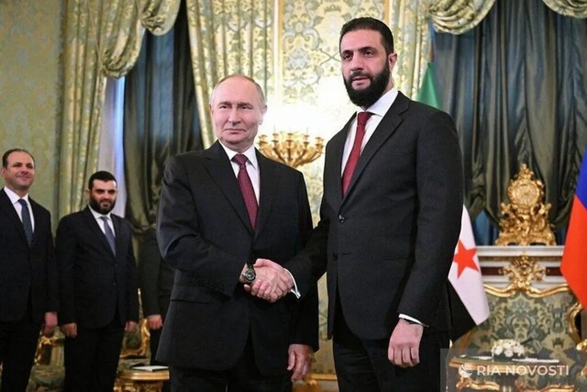 الجولانی در دیدار با پوتین: در تلاشیم ماهیت روابط خود با روسیه را از نو تعریف کنیم + فیلم