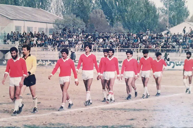 رژه منتخب خراسان در زمین تختی