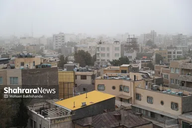 هجوم ریزگرد‌ها به آسمان مشهد (۴ شهریور ۱۴۰۲)