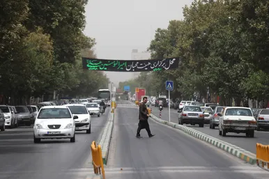 آلودگی شدید هوا در مشهد