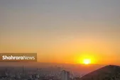 شهروند خبرنگار | سپیده‌دم زیبای مشهد از نمای ارتفاعات هفت تیر (۲۴ شهریور ۱۴۰۳)