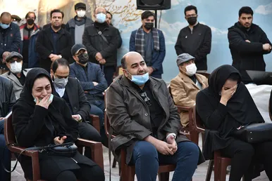 مراسم تشییع و تدفین پیکر «سعید تشکری» در حرم مطهر رضوی