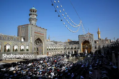 نماز عید سعید قربان در حرم مطهر رضوی