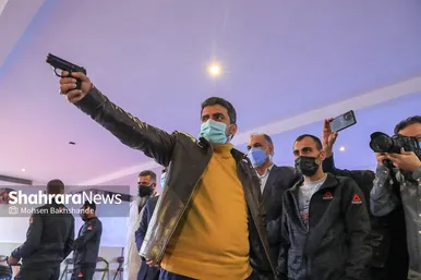 بازدید جواد فروغی مدال آور المپیک ۲۰۲۰ توکیو از آسایشگاه شهید بهشتی مشهد‎‎