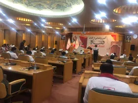 کتاب فقه امداد و نجات مبانی و چالش&zwnj;ها در مشهد رونمایی شد