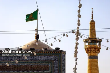 مراسم دعای عرفه در حرم مطهر رضوی