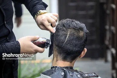 پویش قیچی طلایی در گرمخانه شهرداری