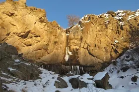 ویدئو| یخ زدن آبشار شرشر خلخال