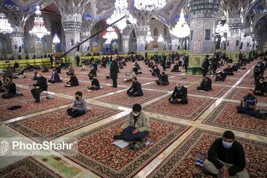 مراسم احیاء شب ۲۱ ماه مبارک رمضان در حرم مطهر رضوی