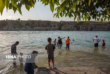 عکس‌هایی از شنا در علی کله دزفول - استان خوزستان