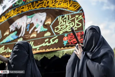 کاروان نمادین اسرای کربلا «بنی اسد»
