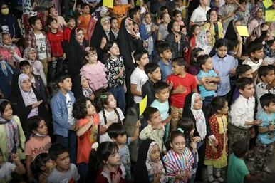  جشن بزرگ غدیر در بوستان جهان شهر(پادگان سابق ارتش)
