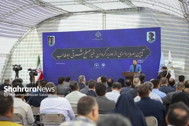 گزارش تصویری | بهره‌برداری از دوربرگردان غیرهمسطح شرقی ابوطالب مشهد