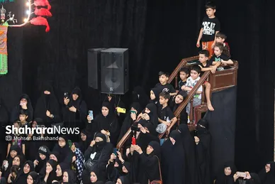مراسم عزاداری روز دوازدهم محرم در حسینیه کرمانی‌های مشهد