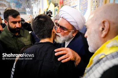 گزارش تصویری | وداع با پیکر مطهر بانوی شهیده معصومه کرباسی در حرم مطهر رضوی - مشهد