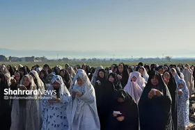 ویدئو | نماز عید سعید فطر مهاجران افغانستانی در محله گلشهر مشهد