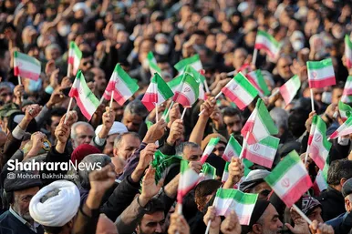 تشییع پیکر شهید مدافع امنیت «حسن براتی» در مشهد