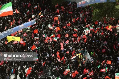 گزارش تصویری | تصاویر هوایی مراسم تشییع پیکر رهبر شهید انقلاب اسلامی