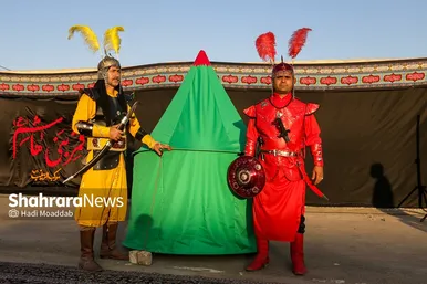 آیین خیمه سوزان عصر عاشورا در مشهد