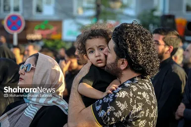 تصاویری از آئین خیمه سوزان عصر عاشورا در مشهد