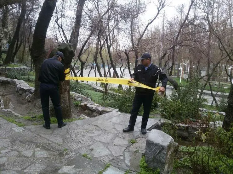 تعطیلی موقت بوستان‌های وکیل‌آباد و چهل‌بازه مشهد برای جلوگیری از خطرات احتمالی سیل