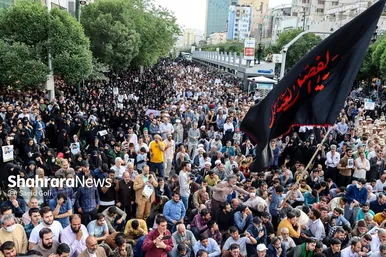 تشییع باشکوه پیکر «شهید غیرت» حمیدرضا الداغی در مشهد