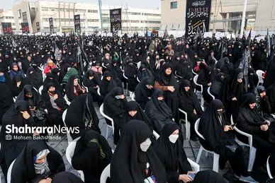 تشییع پیکر مطهر ۱۰ شهید گمنام در مشهد