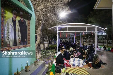 گزارش تصویری | مراسم احیای سومین شب قدر در جوار گلزارشهدای بهشت‌رضا(ع) (۳ فروردین ۱۴۰۴)
