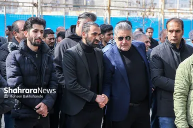 گزارش تصویری | مراسم تشییع محسن صنوبری، پیشکسوت اخلاق‌مدار و خوش‌نام فوتبال خراسان