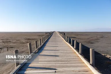 گزارش تصویری | بازگشت خشکی به دریاچه ارومیه