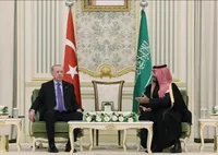اردوغان با بن سلمان در ریاض دیدار کرد