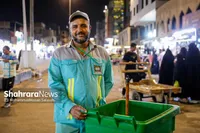 ویدئو| جمع آوری روزانه ده‌ها تن زباله توسط کاروان خدام الحسین (ع) شهرداری مشهد در نجف اشرف