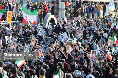 گزارش تصویری | مراسم تشییع پیکر شهدای مدافع امنیت در مشهد (۲۲ دی ۱۴۰۴) - ۴
