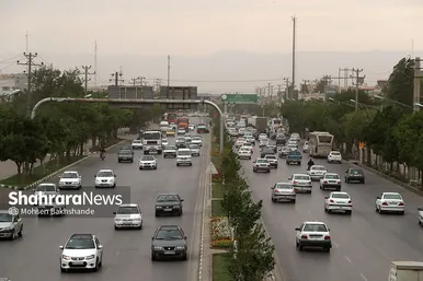 گرد و خاک صبح‌گاهی در مشهد