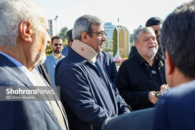 گزارش تصویری |  بازدید استاندار خراسان رضوی از پایانه مسافربری امام رضا (ع)، پروژه ایوان سلام و راه‌آهن مشهد