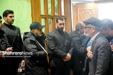 گزارش تصویری| مراسم ختم پدر رضا عطاران در مشهد
