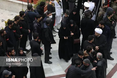 تشییع و تدفین پیکر شهید سیدرضی موسوی در آستان امامزاده صالح(ع) تجریش