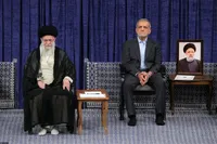 پیام رئیس جمهور به ملت در آستانه تشییع باشکوه پیکر مطهر رهبر شهید انقلاب اسلامی | پزشکیان: عروج سرخ رهبر ما پایان راه نیست؛ آغاز فصلی نوین است