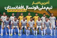 تاریخ و ساعت بازی تیم ملی فوتسال افغانستان در مسابقات همبستگی کشور‌های اسلامی
