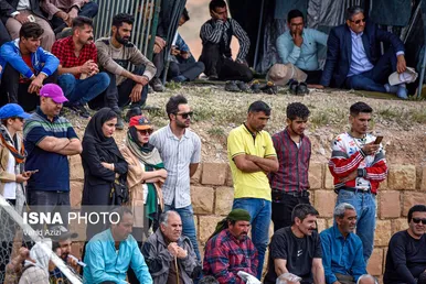 مسابقات کشتی باچوخه در گود زینل خان اسفراین